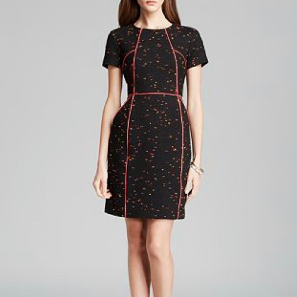 Shoshanna Black Tweed sheath dress